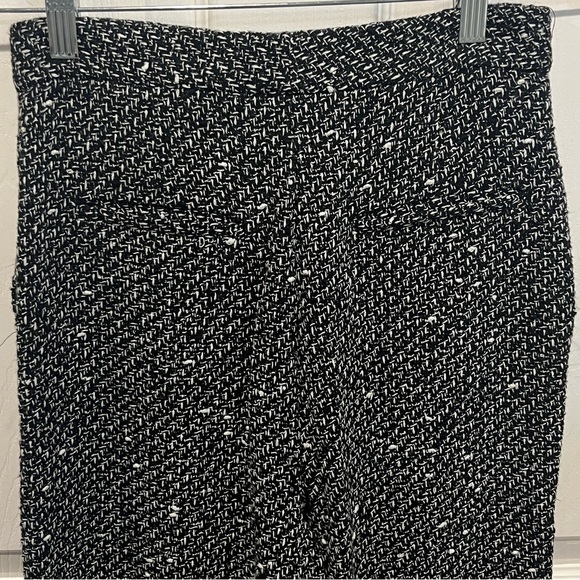 Zara black and white wide leg trouser pants size XS NWT - Picture 3 of 9